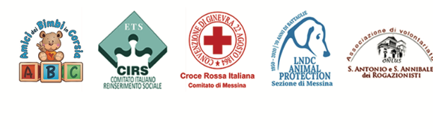 Associazioni partner: ABC, CIRS, Croce Rossa Italiana, LNDC Animal Protection, Mensa S. Antonio